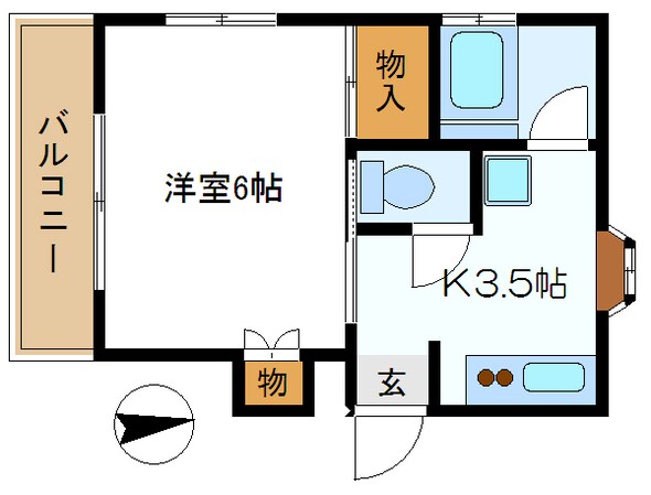 コスモコーポの物件間取画像